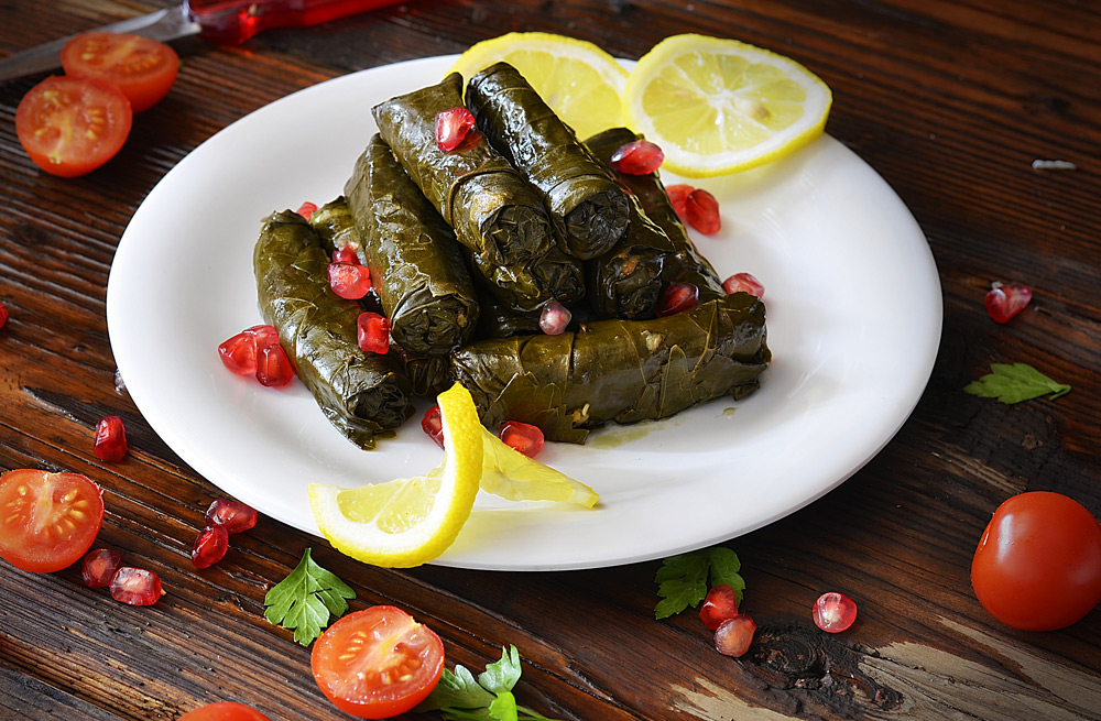 grape leaves